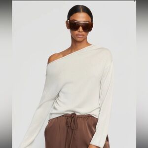 Modern Citizen Soft Gray Knit Top